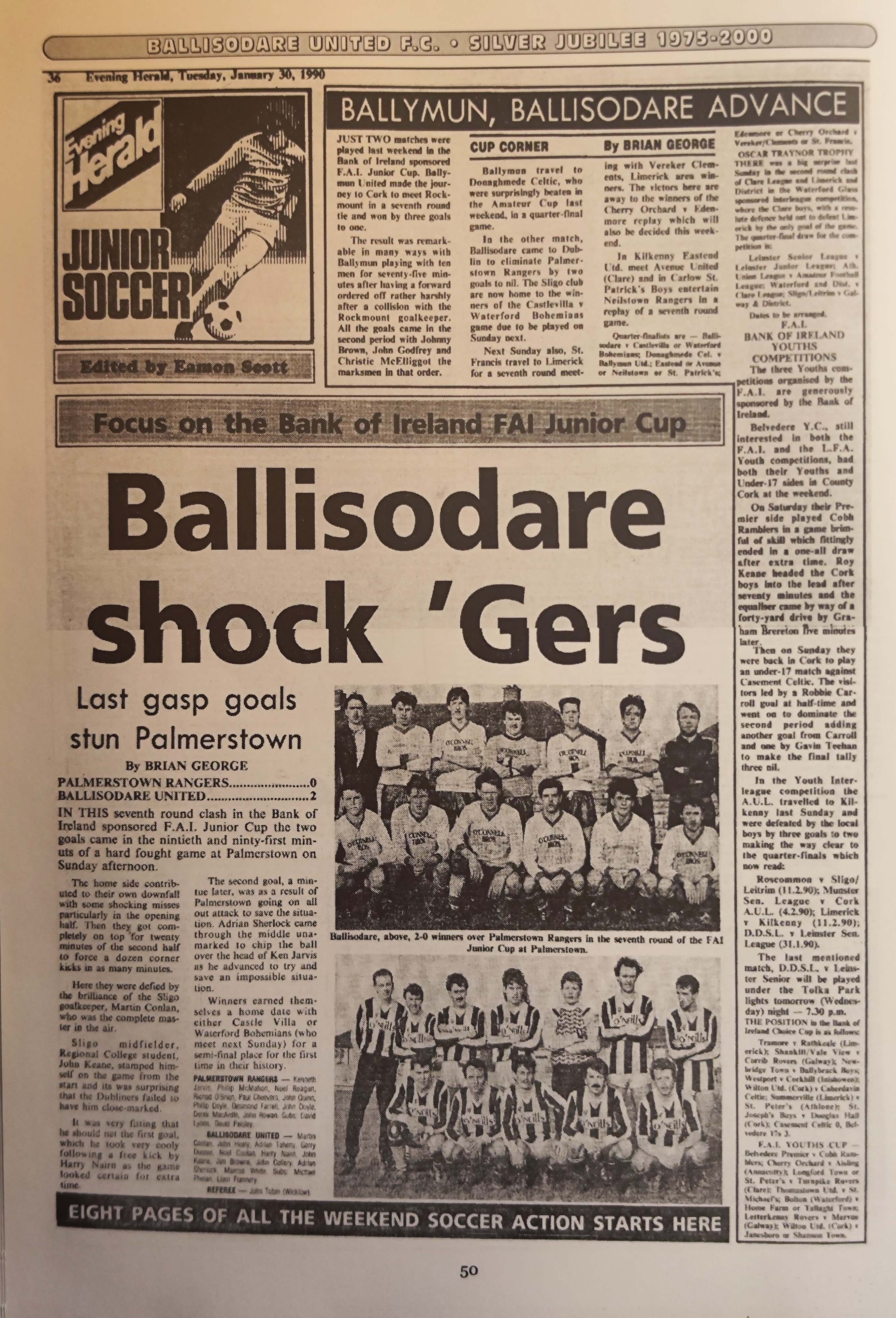 Ballisodare Shock Gers