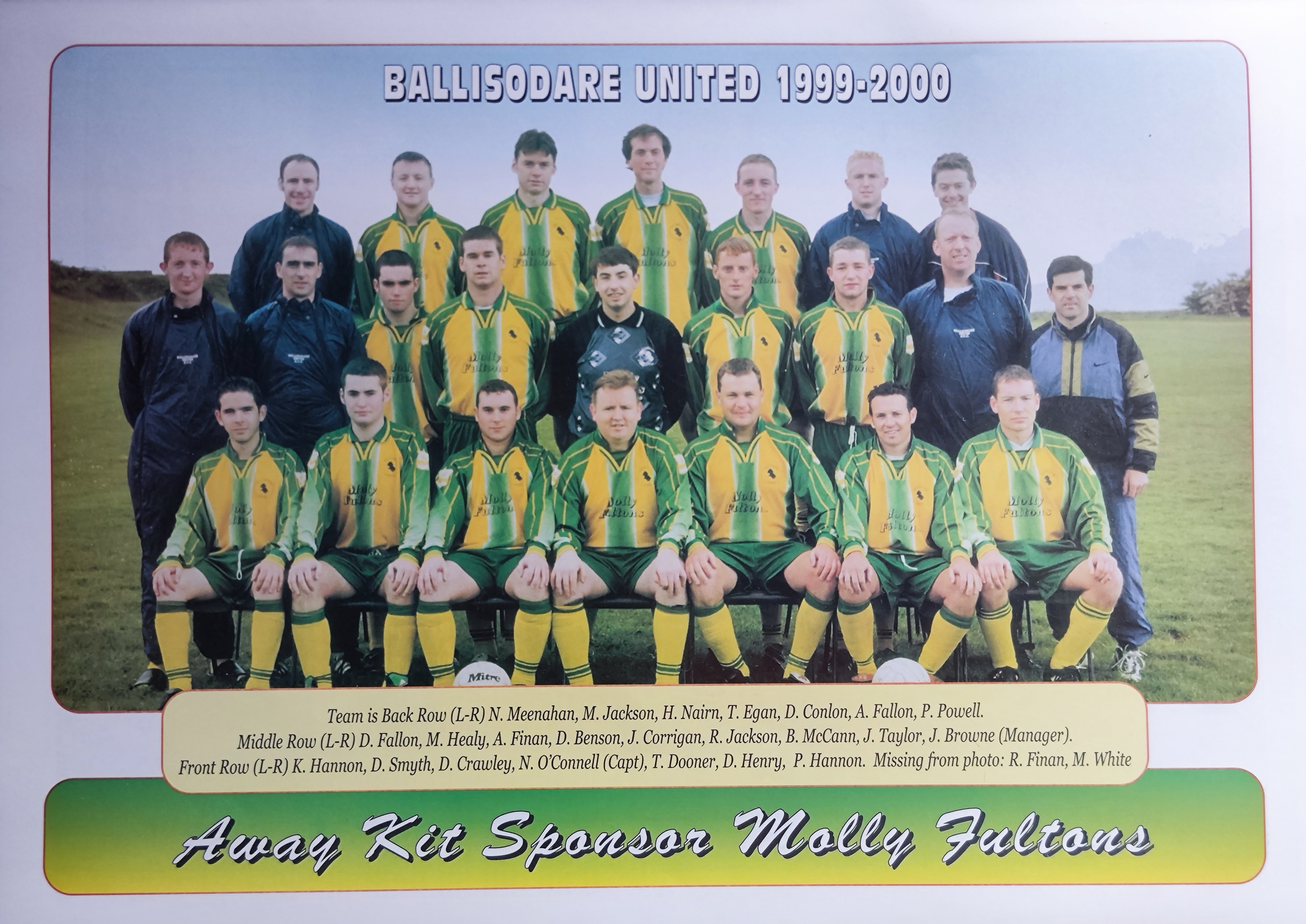 Away team photo 1999-2000